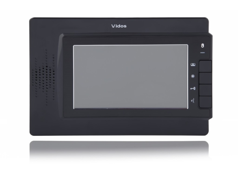 Zestaw wideodomofonowy z płaskim monitorem i skrzynką na listy z kamerą S551-SKP / M320B VIDOS